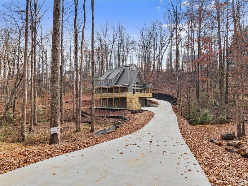 Front exterior of a new home in , Dawsonville, GA, highlighting curb appeal (Image 27).