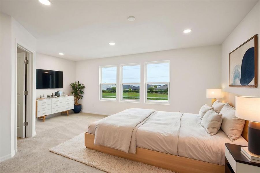 Furnished interior view inside a new home in Twin Oaks, Zephyrhills (Image 16). Furnished interior view inside a new home in Twin Oaks, Zephyrhills (Image 16).