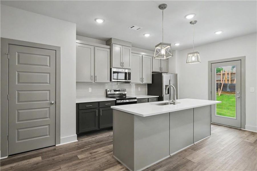 Furnished interior view inside a new home in , Norcross (Image 7).