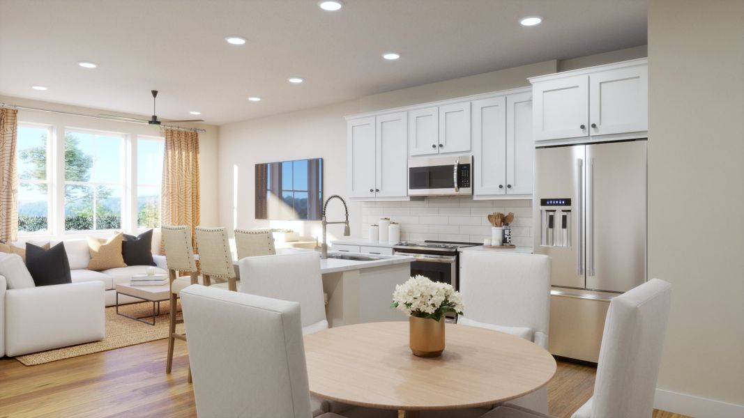 Representative furnished interior of a home built from the 2001 by Risewell Homes in Harvest Crossing, Aurora (Image 9). Representative furnished interior of a home built from the 2001 by Risewell Homes in Harvest Crossing, Aurora (Image 9).