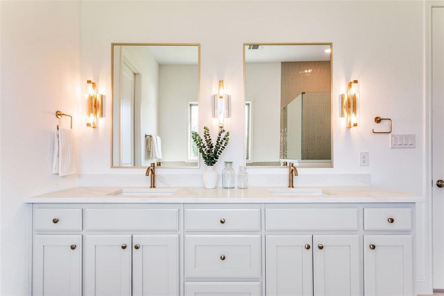 Furnished interior view inside a new home in Parker Ridge, Weatherford (Image 7).