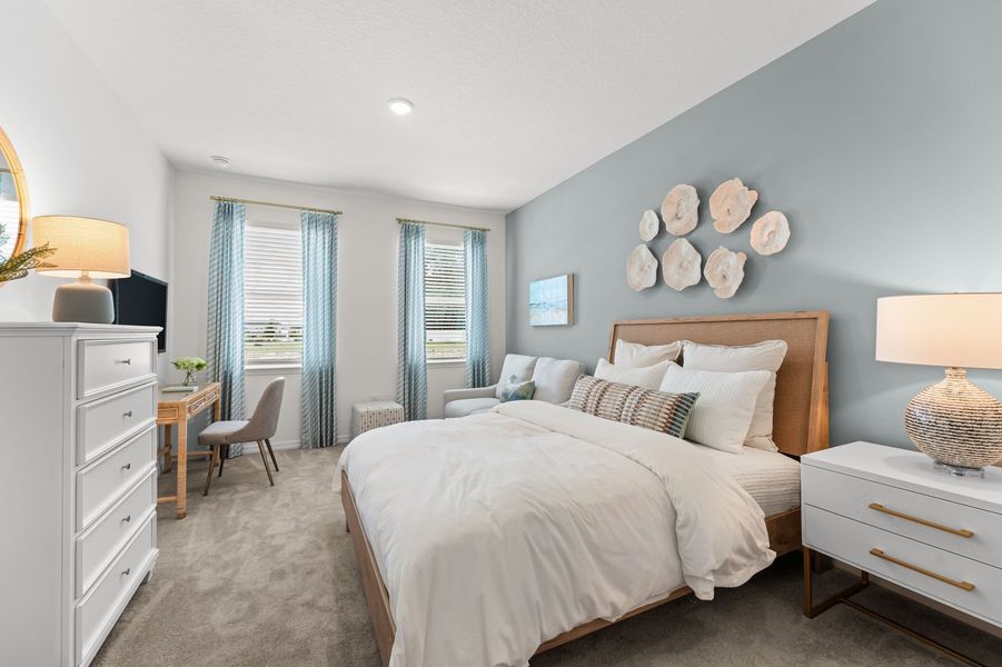 Representative furnished interior of a home built from the The Webber by Stanley Martin Homes in Kentucky Square, Sanford (Image 14).