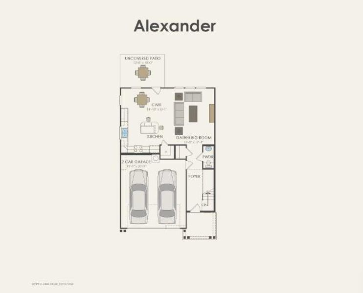 Pulte Homes,  Alexander floor plan