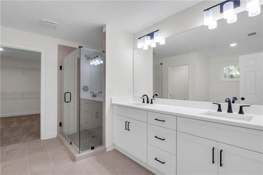 Furnished interior view inside a new home in , Stone Mountain (Image 8).