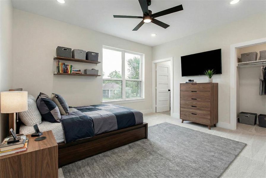 Furnished interior view inside a new home in , Dallas (Image 14).