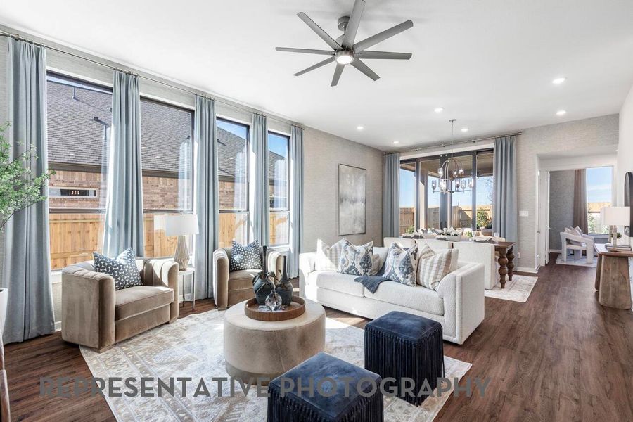 Furnished interior view inside a new home in Parkside On The River, Georgetown (Image 32). Furnished interior view inside a new home in Parkside On The River, Georgetown (Image 32).