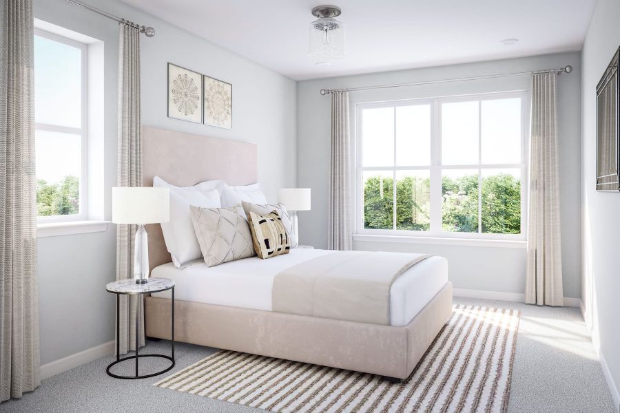 Representative furnished interior of a home built from the Maxwell by Tri Pointe Homes in Alton Creek, Mint Hill (Image 13).