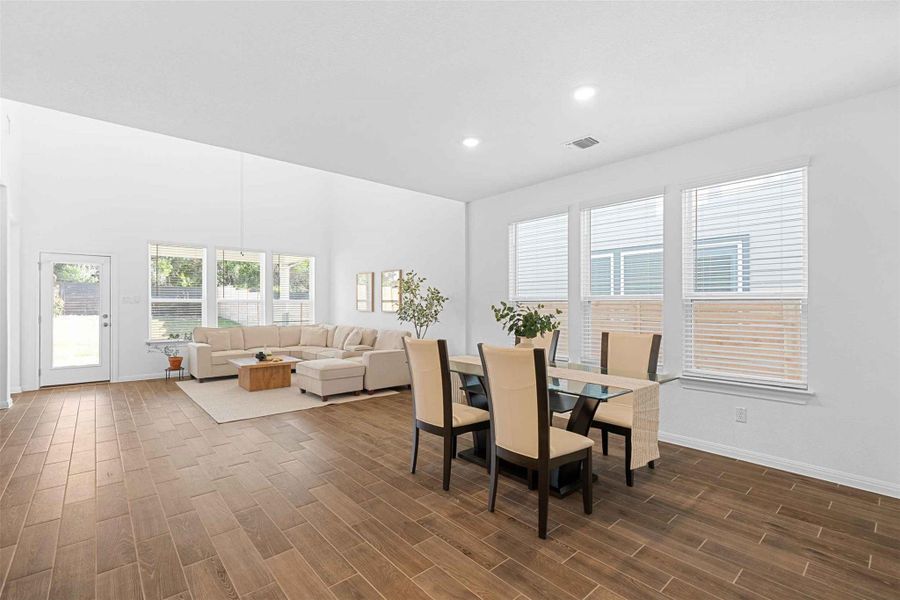 Furnished interior view inside a new home in , Leander (Image 16).