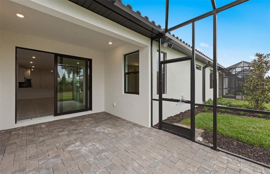 Exterior details and patio area of a home in Talon Preserve on Palmer Ranch, Nokomis (Image 23).