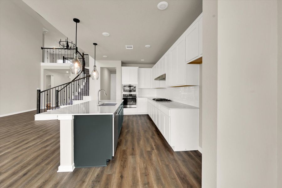 Furnished interior view inside a new home in Sunterra 50s, Katy (Image 11). Furnished interior view inside a new home in Sunterra 50s, Katy (Image 11).