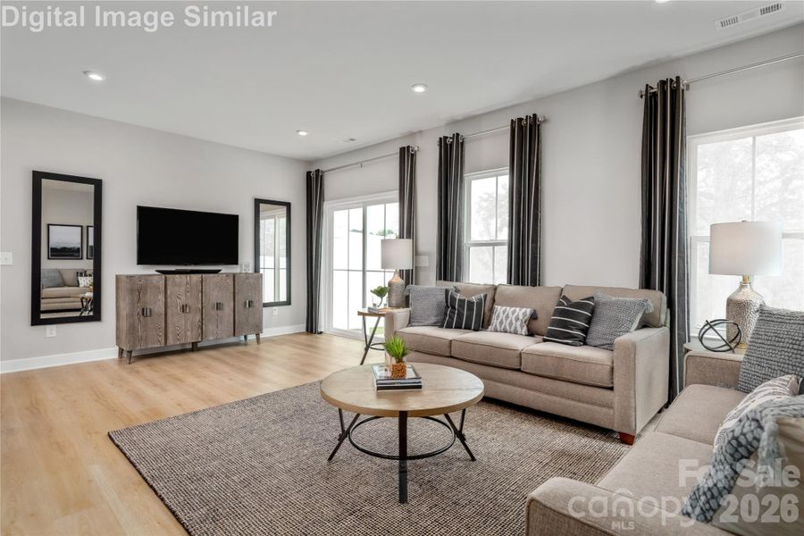 Space That Breathes- The Lack Of Dividing Walls Creates A Sense Of Spaciousness That Feels Refreshing And Modern. Natural Light Spills In from Adjacent Areas, Making Everything Feel Bright And Welcoming.