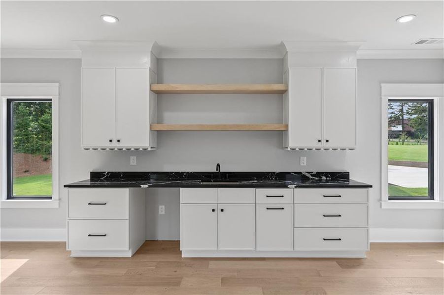 Furnished interior view inside a new home in , Braselton (Image 15).