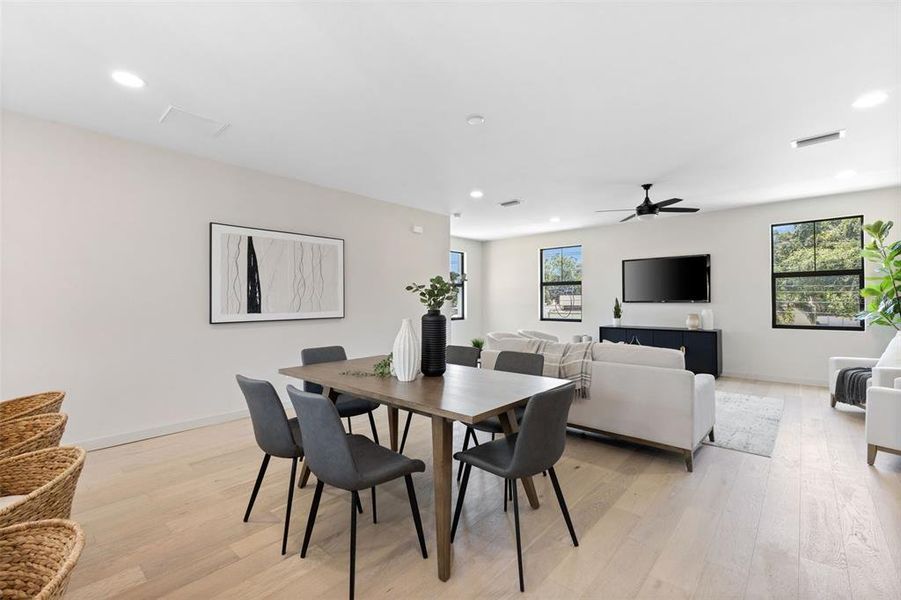 Furnished interior view inside a new home in , St. Petersburg (Image 31).