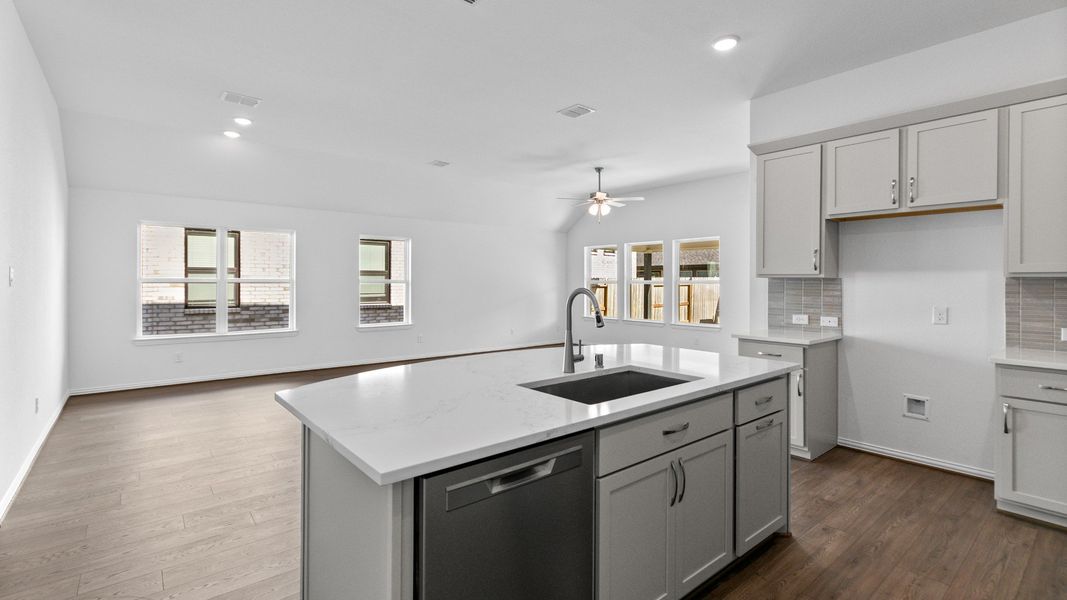 Furnished interior view inside a new home in Beamer Villas, Friendswood (Image 15).