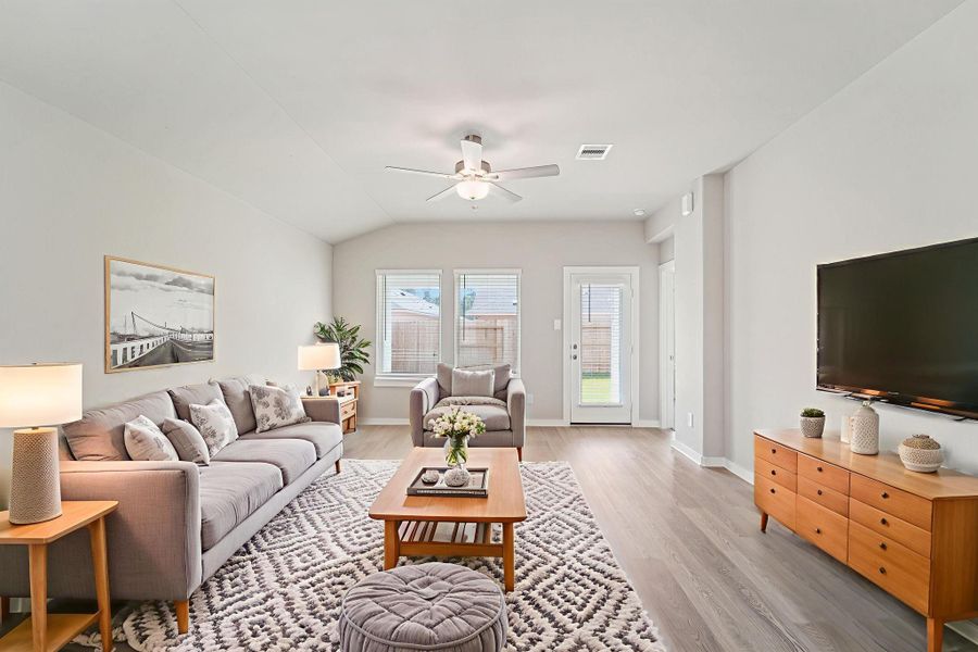 Photo is not of the actual home, but is an inspirational photo of builder’s model home and may depict options, furnishings, and/or decorator features that are not included