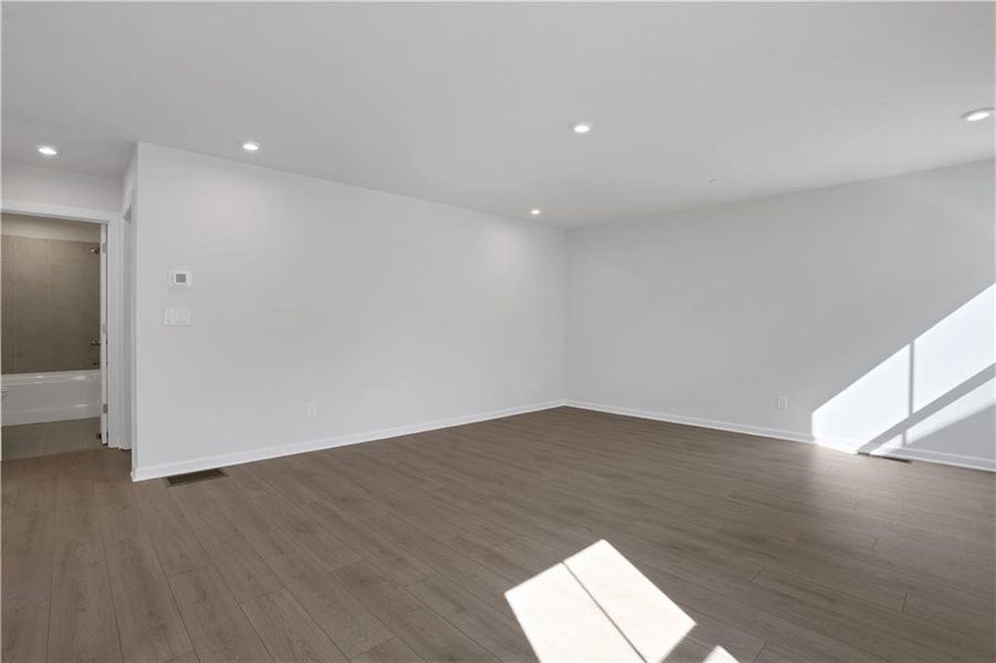 Spacious, unfurnished interior of a new home in Poppy at GreenHouse, Marietta (Image 30).
