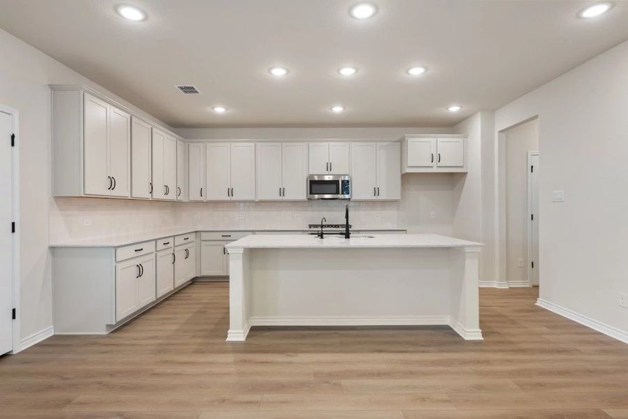 Furnished interior view inside a new home in Lariat, Liberty Hill (Image 6).