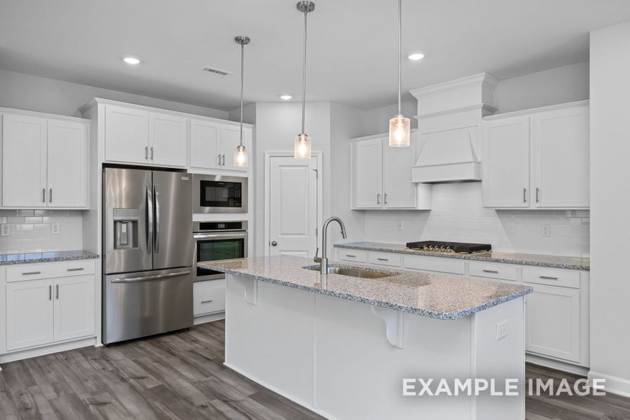 Representative furnished interior of a home built from the The Preston A by Davidson Homes LLC in Wendell Ridge, Wendell (Image 27).
