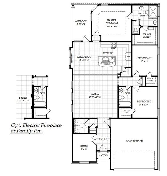 Image 9 representing the Cooper – Signature Series by Chesmar Homes in Briarwood, Elgin, TX.