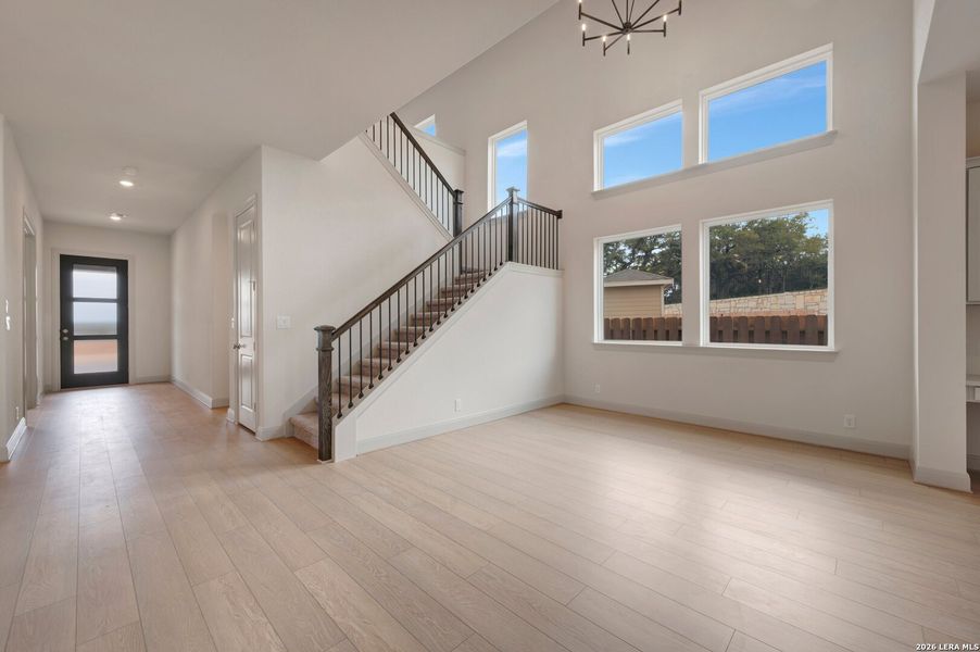 Spacious, unfurnished interior of a new home in Windsong - Legacy Series, Boerne (Image 56).