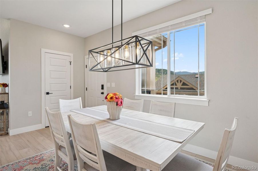 Furnished interior view inside a new home in Chatfield Bluffs, Littleton (Image 29).