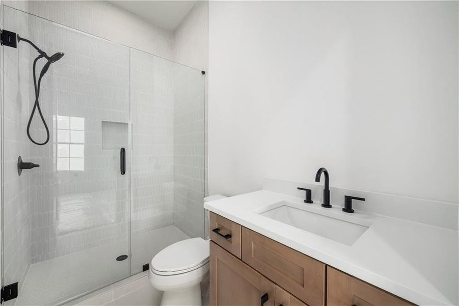 Furnished interior view inside a new home in , Milton (Image 42).