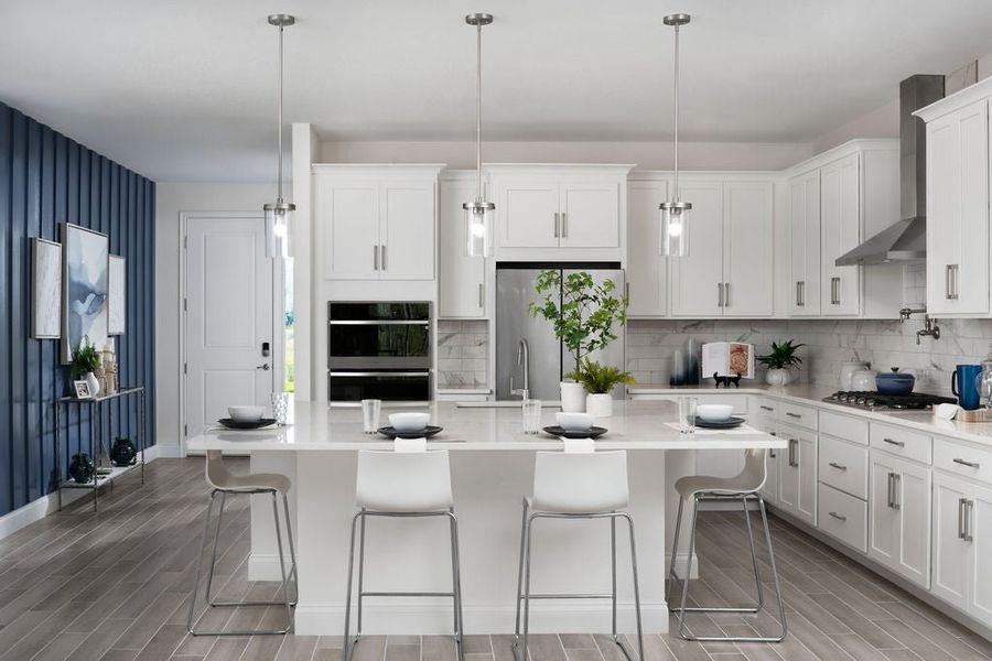 Representative furnished interior of a home built from the Hampton II by Park Square Residential in The Sanctuary at Seaire, Parrish (Image 8). Representative furnished interior of a home built from the Hampton II by Park Square Residential in The Sanctuary at Seaire, Parrish (Image 8).