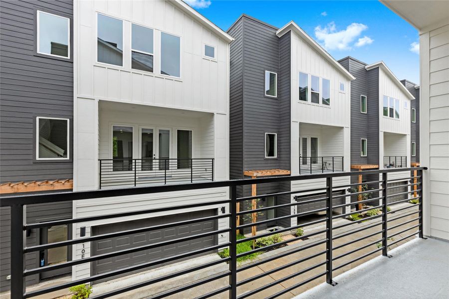 Exterior details and patio area of a home in , Houston (Image 4).