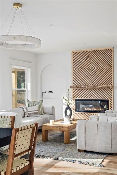 Furnished interior view inside a new home in , Duluth (Image 5).