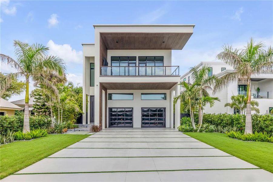 Front exterior of a new home in , New Smyrna Beach, FL, highlighting curb appeal (Image 19). Front exterior of a new home in , New Smyrna Beach, FL, highlighting curb appeal (Image 19).