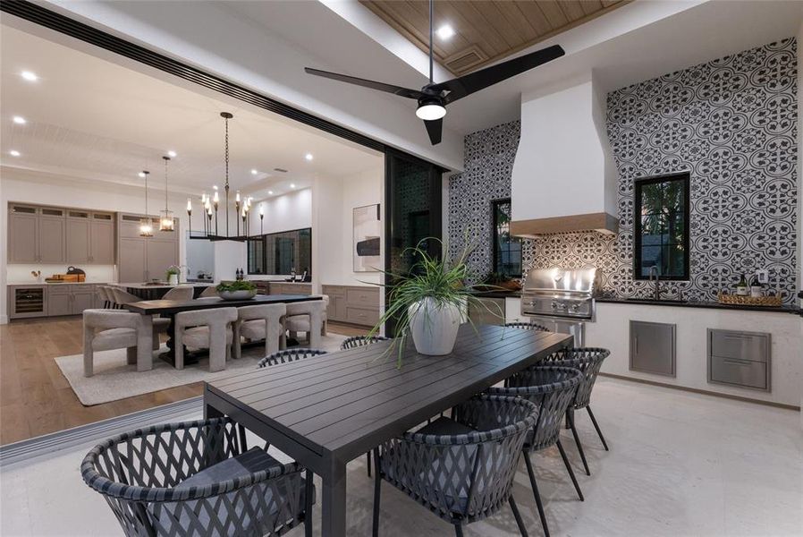 Furnished interior view inside a new home in , Sarasota (Image 48).