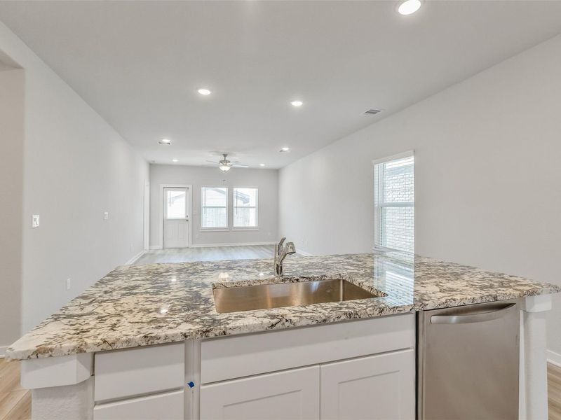 Furnished interior view inside a new home in Lakes at Black Oak, Magnolia (Image 7). Furnished interior view inside a new home in Lakes at Black Oak, Magnolia (Image 7).