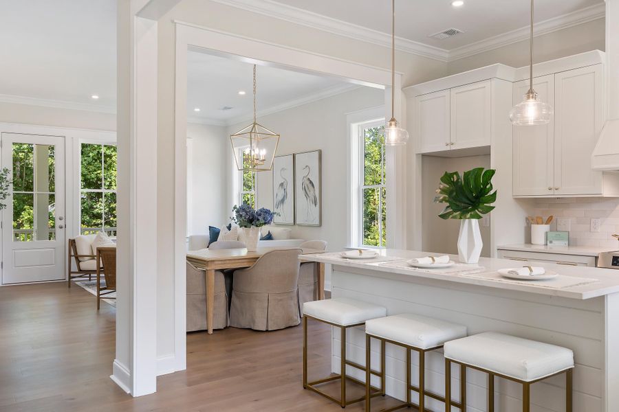 Furnished interior view inside a new home in , McClellanville (Image 23).