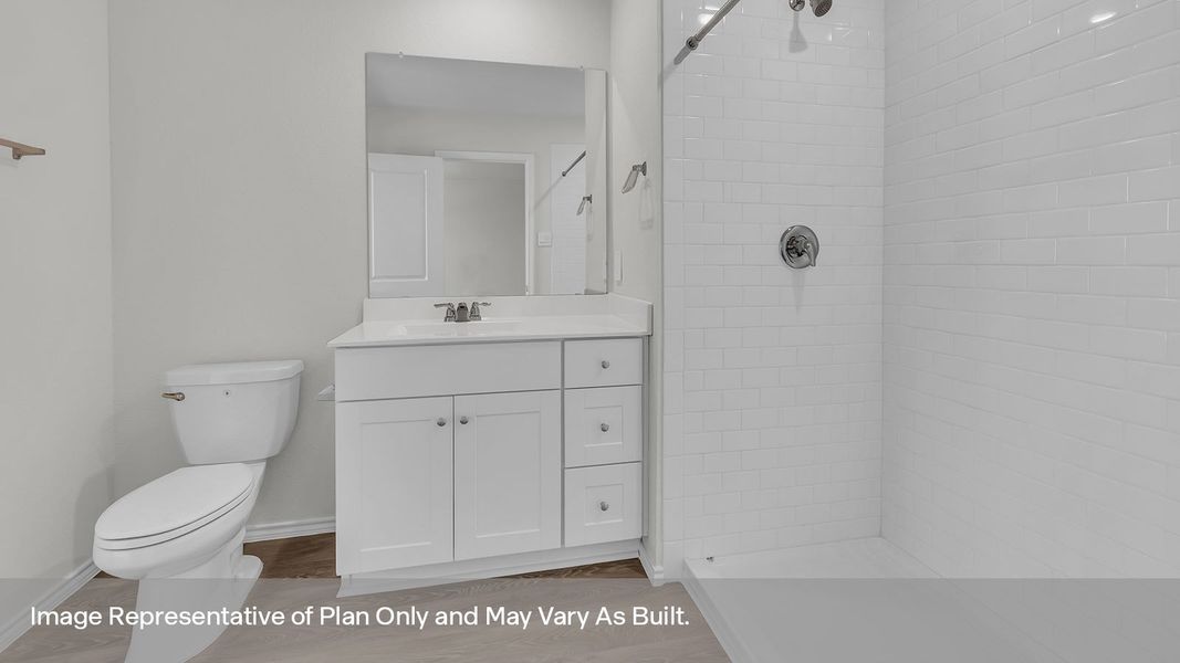 Furnished interior view inside a new home in Spring Valley, New Braunfels (Image 12).