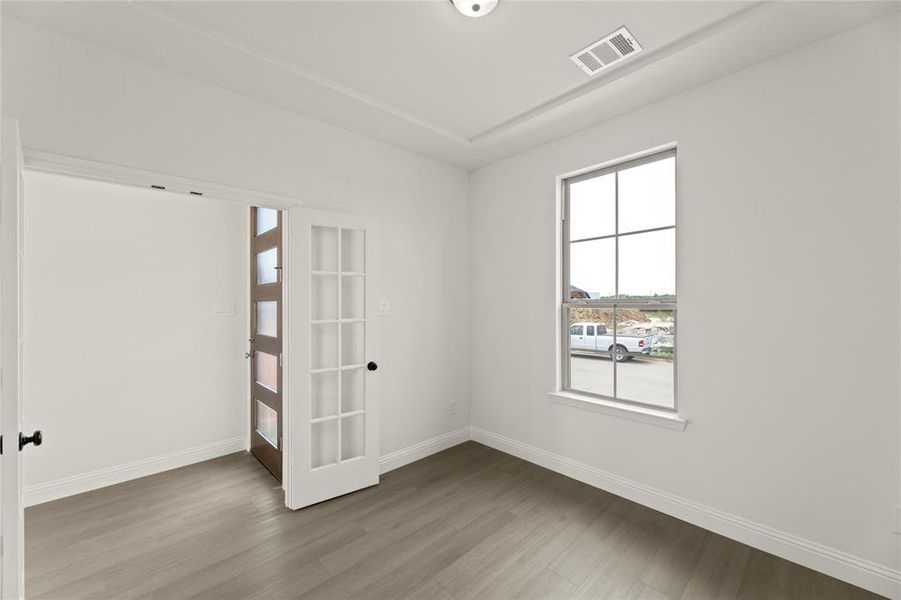 Spacious, unfurnished interior of a new home in La Terra at Uptown Celina, Celina (Image 13). Spacious, unfurnished interior of a new home in La Terra at Uptown Celina, Celina (Image 13).