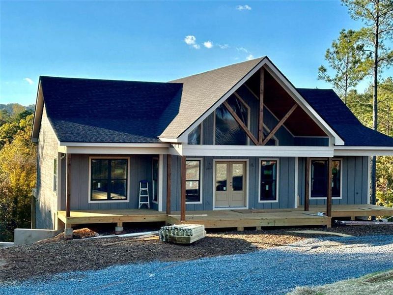 Front exterior of a new home in , Talking Rock, GA, highlighting curb appeal (Image 1).