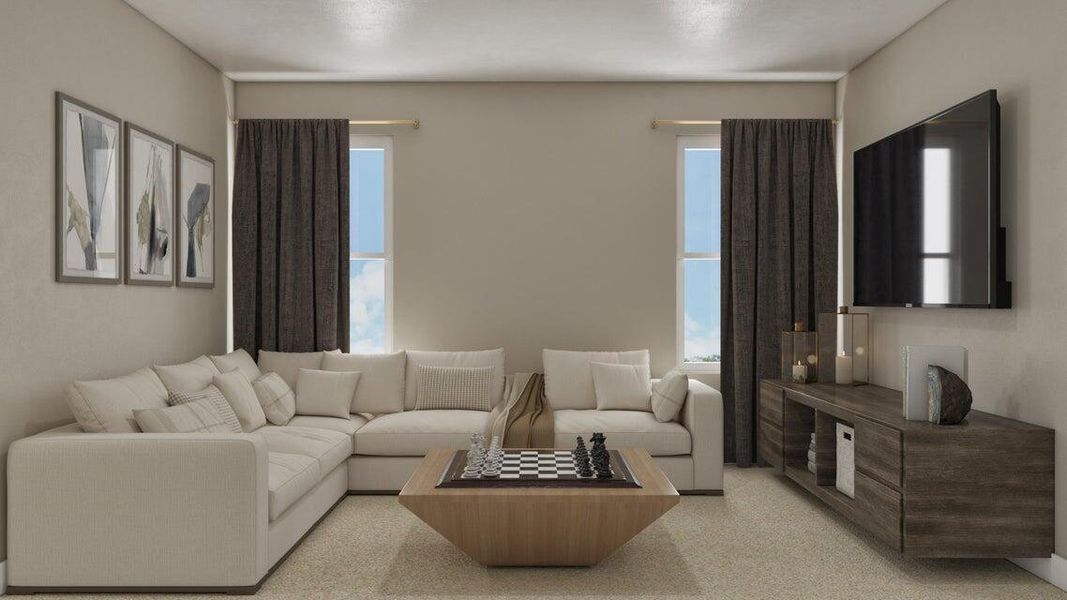 Furnished interior view inside a new home in Ashley Walk Townes, Charleston (Image 7). Furnished interior view inside a new home in Ashley Walk Townes, Charleston (Image 7).