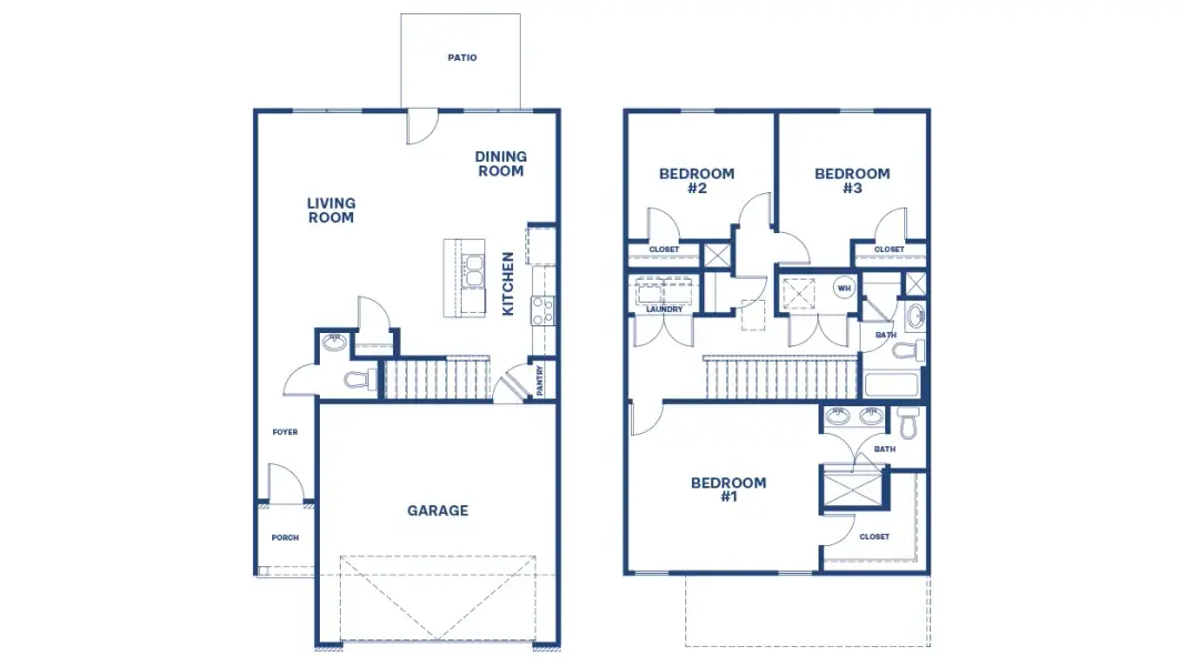2D floor plan layout for the Tatum by D.R. Horton in Stillwater Lake Oconee, Eatonton, GA (Image 3). 2D floor plan layout for the Tatum by D.R. Horton in Stillwater Lake Oconee, Eatonton, GA (Image 3).
