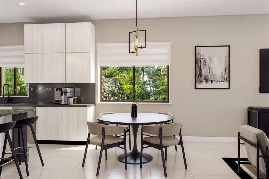 Furnished interior view inside a new home in Greenview at Presidential, Miami (Image 6).