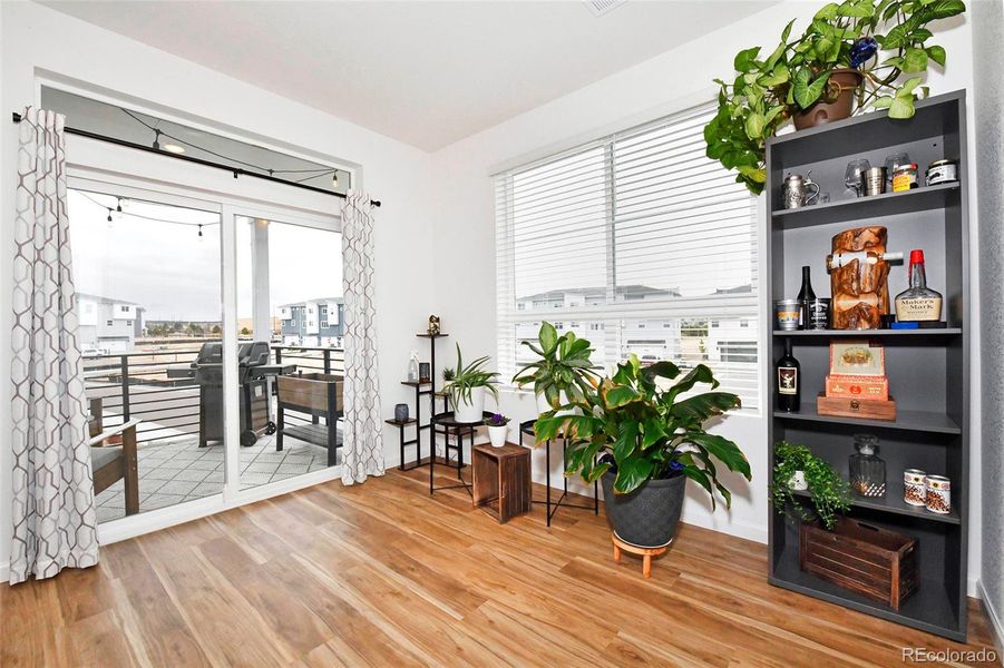 Furnished interior view inside a new home in , Colorado Springs (Image 22). Furnished interior view inside a new home in , Colorado Springs (Image 22).