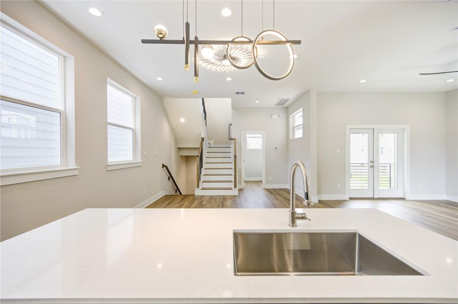 Furnished interior view inside a new home in , Houston (Image 6).