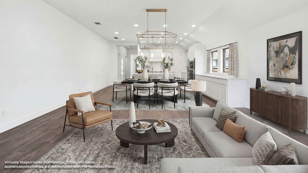 Furnished interior view inside a new home in Cambridge Crossing, Celina (Image 6).