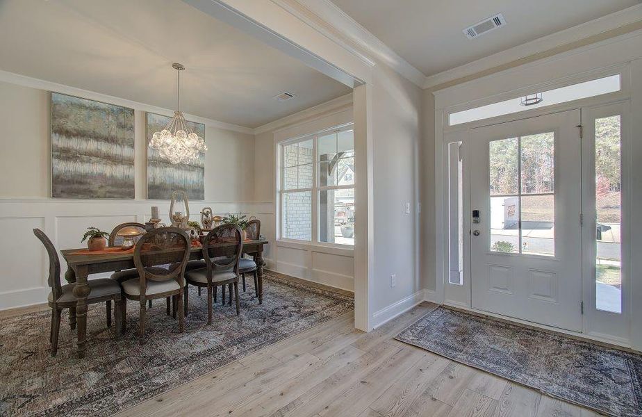Furnished interior view inside a new home in Pinecrest Ridge, Dacula (Image 13).