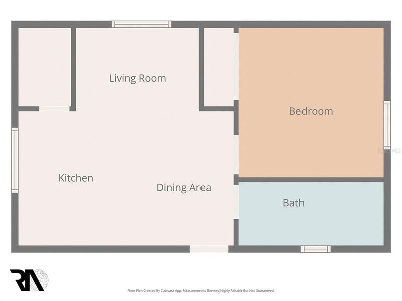 2D floor plan layout of this home in , St. Petersburg, FL (Image 4).