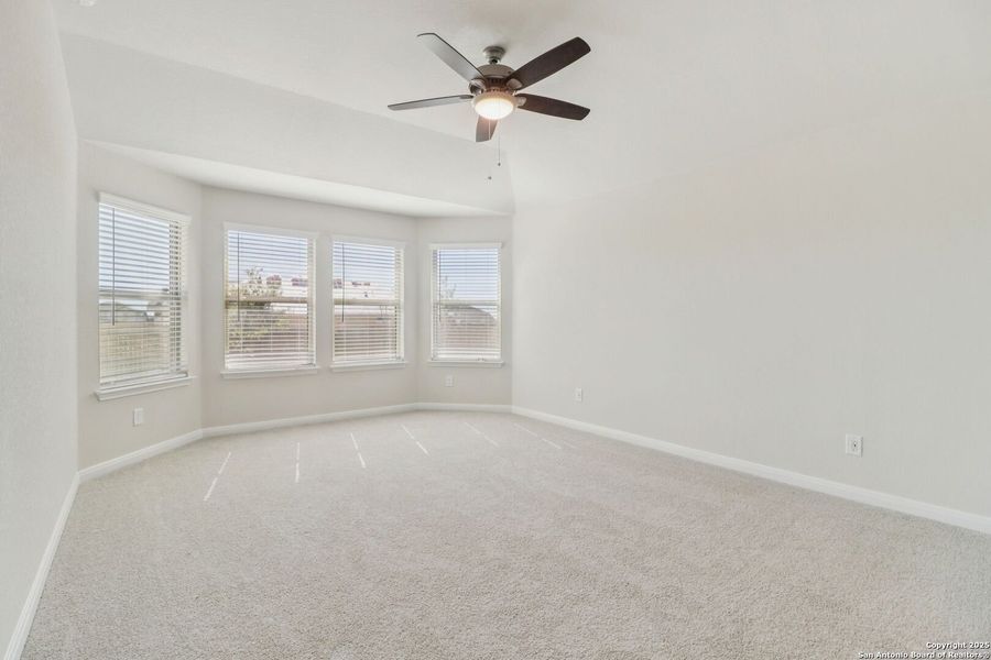 Spacious, unfurnished interior of a new home in Legendary Trails - Classic Series, Cibolo (Image 38).