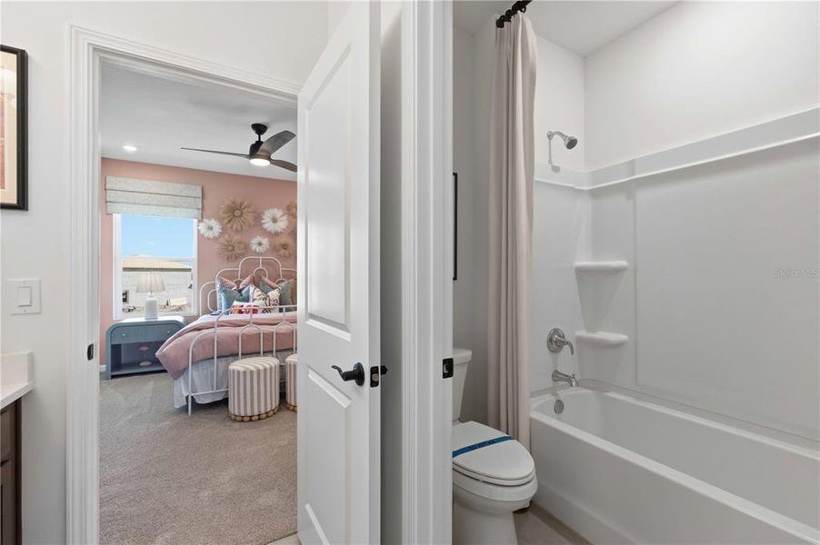 Furnished interior view inside a new home in Brystol North at Wylder, Port St. Lucie (Image 6).