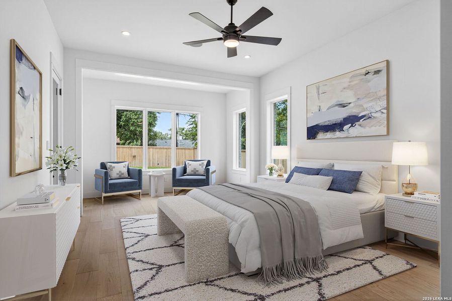 Furnished interior view inside a new home in , Alamo Heights (Image 6).