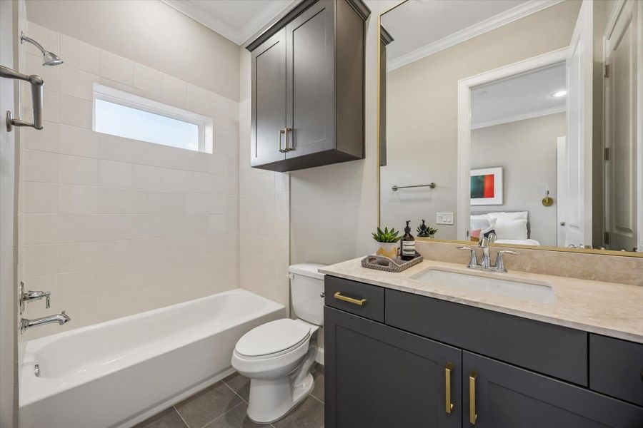 Furnished interior view inside a new home in , Houston (Image 19).