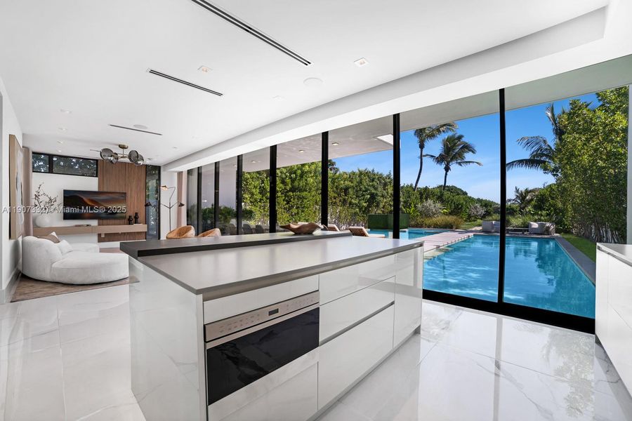 Exterior details and patio area of a home in , Miami Beach (Image 25). Exterior details and patio area of a home in , Miami Beach (Image 25).