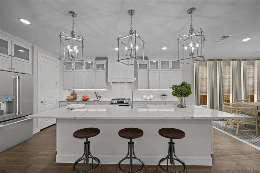 Furnished interior view inside a new home in Wellington, Haslet (Image 11).